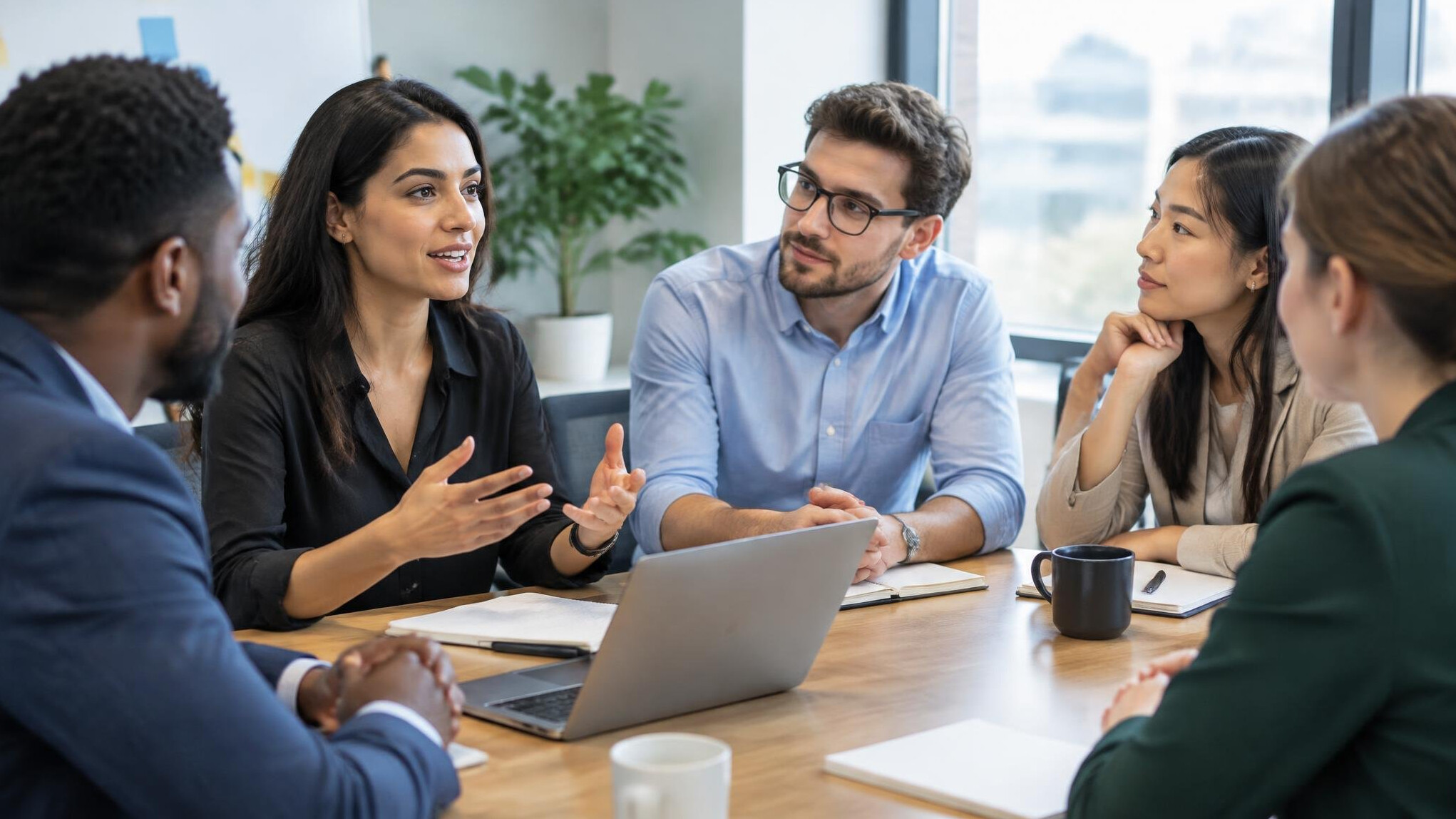 group discussion in meeting